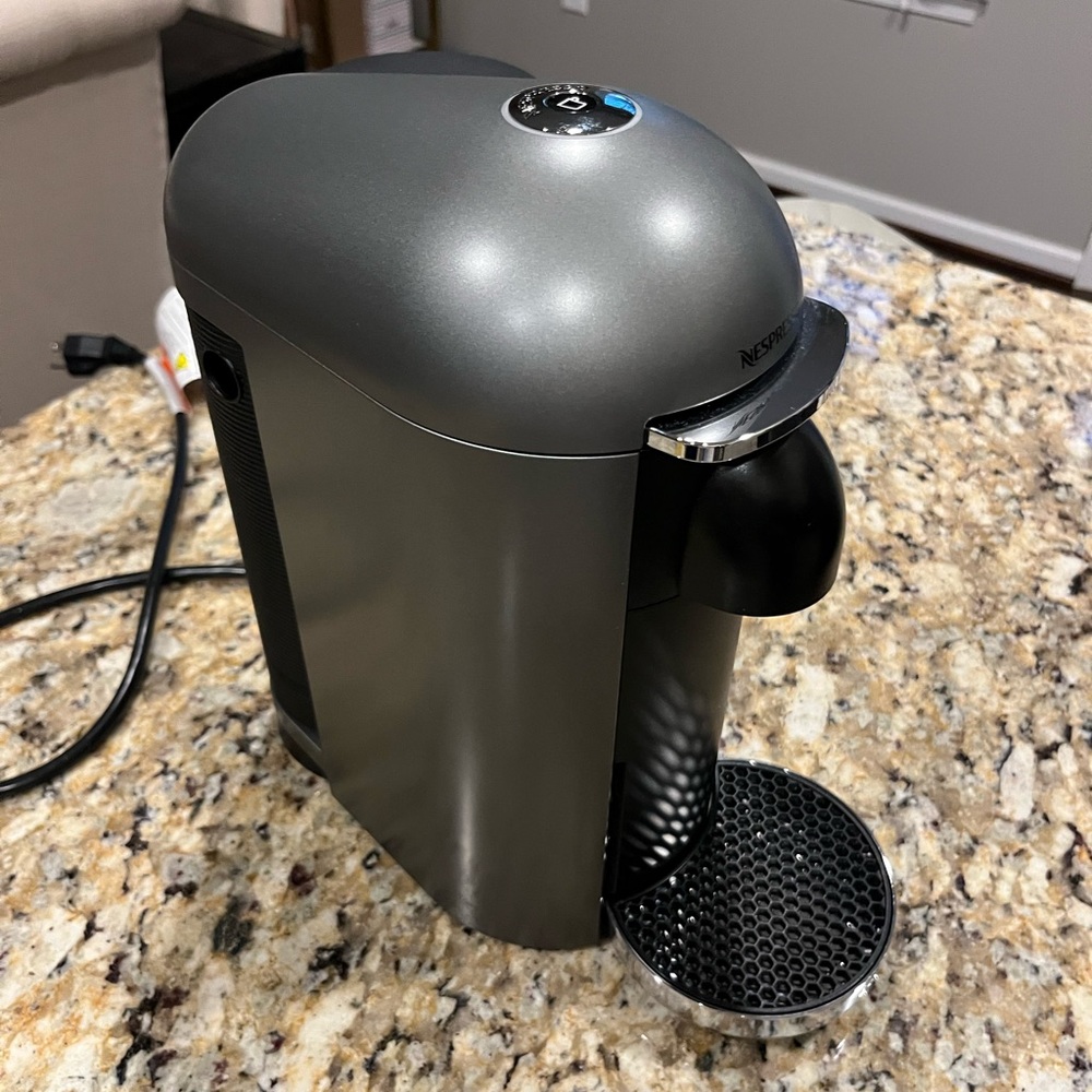 Nespresso Coffee Maker with Milk Frother & 12 Assorted Pods